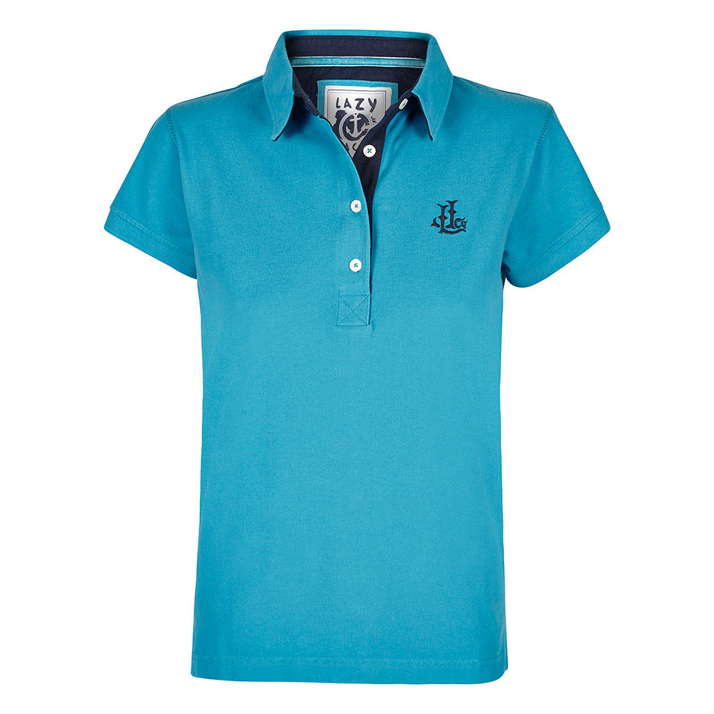 Lazy Jacks Ladies Polo Shirt - Kingfisher