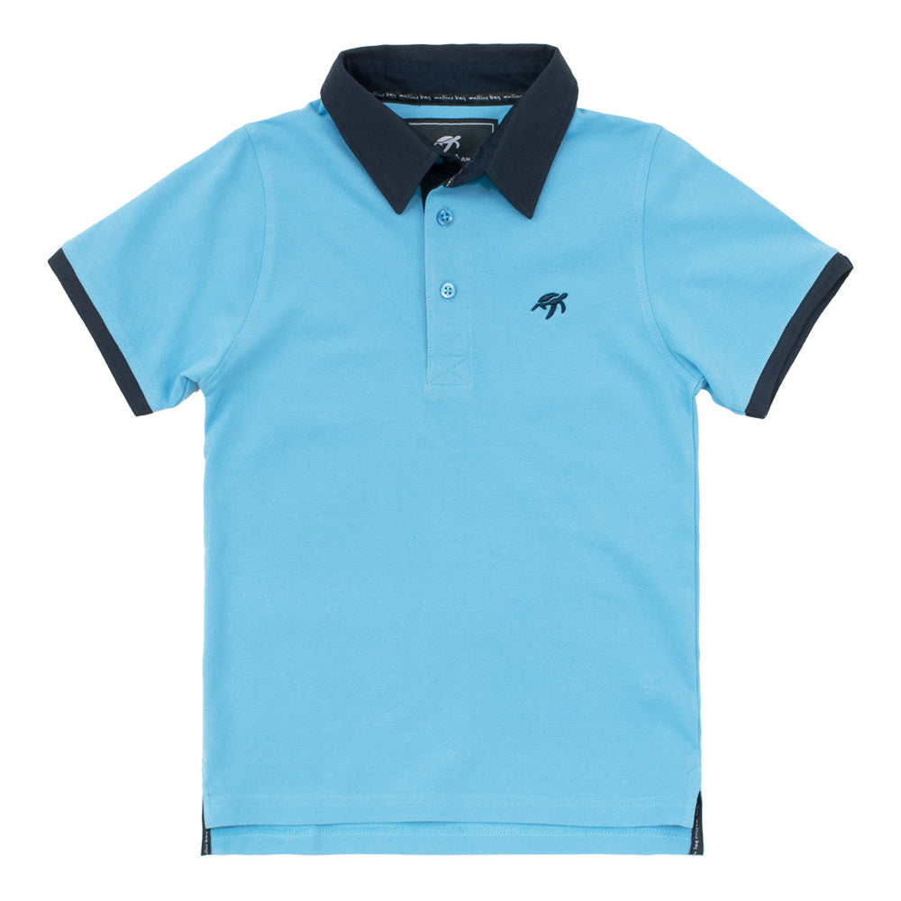 Childrens Mullins Club Polo Shirt - Breeze