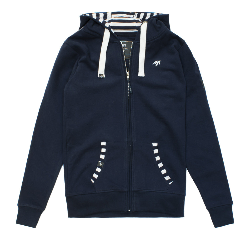 Ladies Boatyard Full Zip Hoodie - Navy