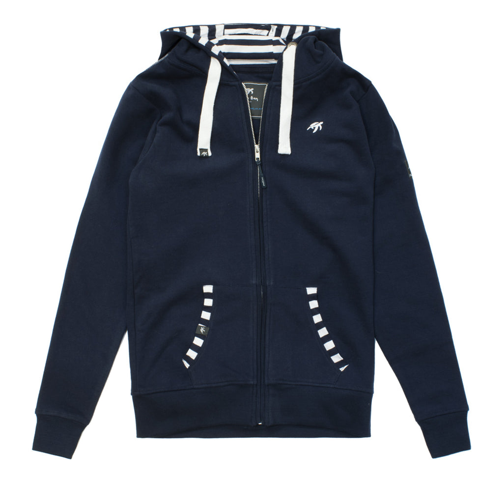 Ladies Boatyard Full Zip Hoodie - Navy