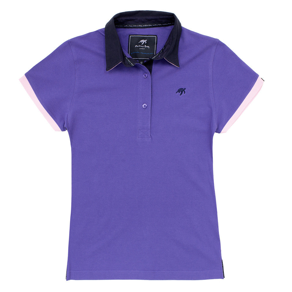 Ladies Mullins Club Polo Shirt - Indigo Haze