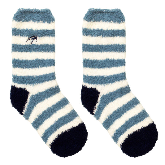 Mullins Bay Children's Cosy Socks - Ocean Stripe