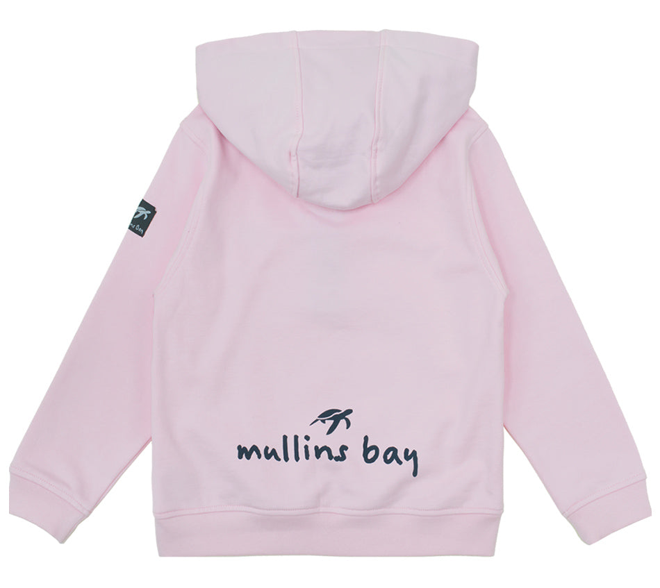 Childrens Boatyard Button Up Hood - Ice Pink