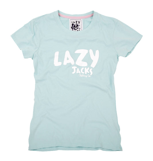 Lazy Jacks Ladies Printed T-Shirt - Surf