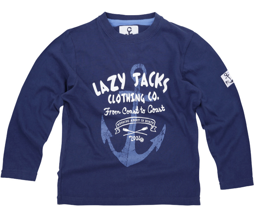 Lazy Jacks Childrens Long Sleeve Printed T-Shirt - Twilight