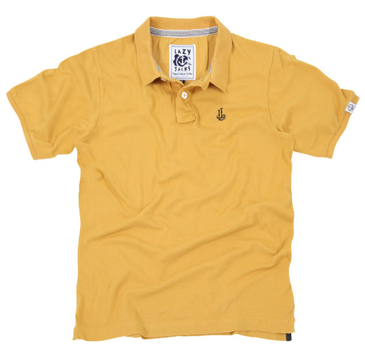 Lazy Jacks Mens Polo Shirt - Yellow