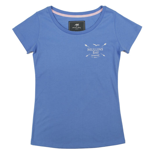 Ladies Short Sleeved T-Shirt - Denim