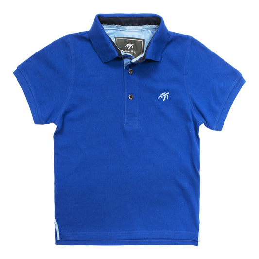 Mullins Bay Childrens Polo Shirt - Electric Blue