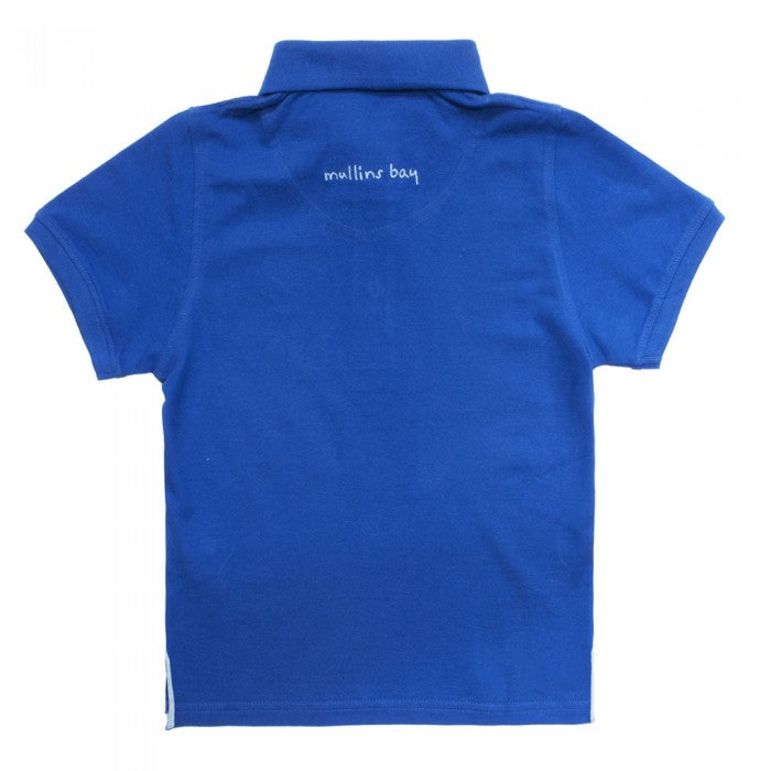 Mullins Bay Childrens Polo Shirt - Electric Blue