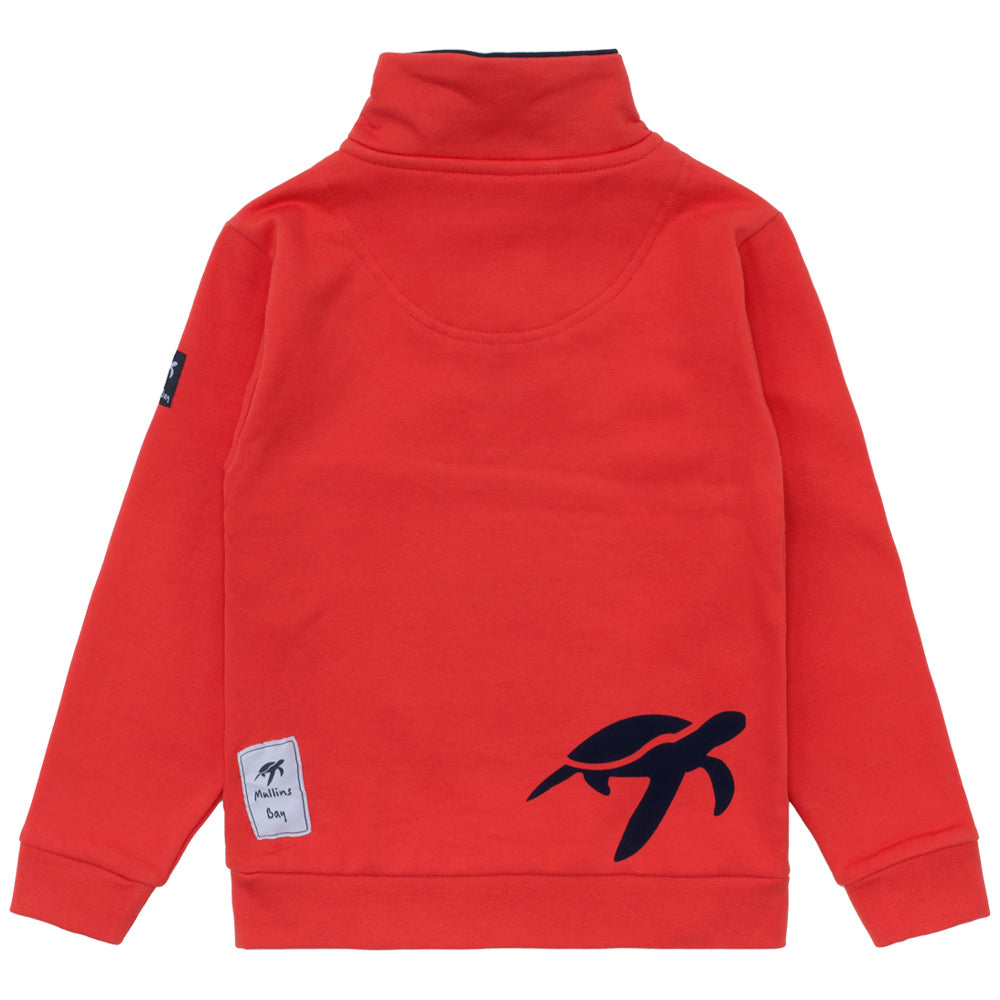 Childrens West Coast Sweatshirt - Spicy Red