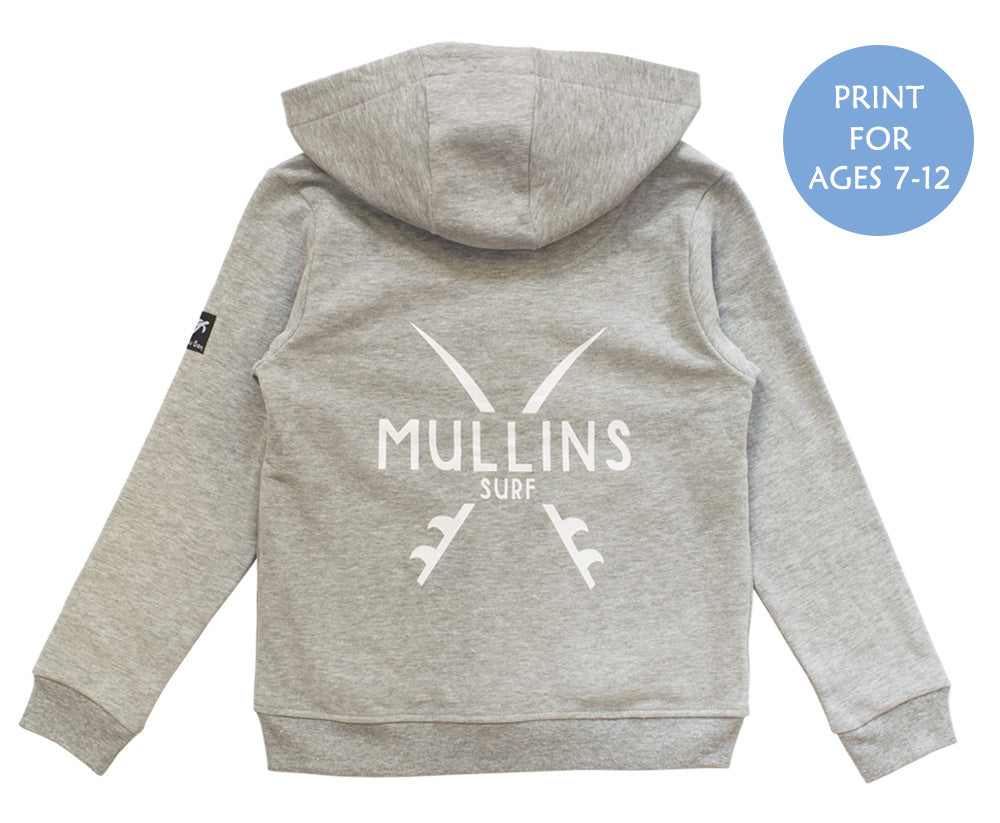 Childrens Boatyard  Full Zip Hood - Grey
