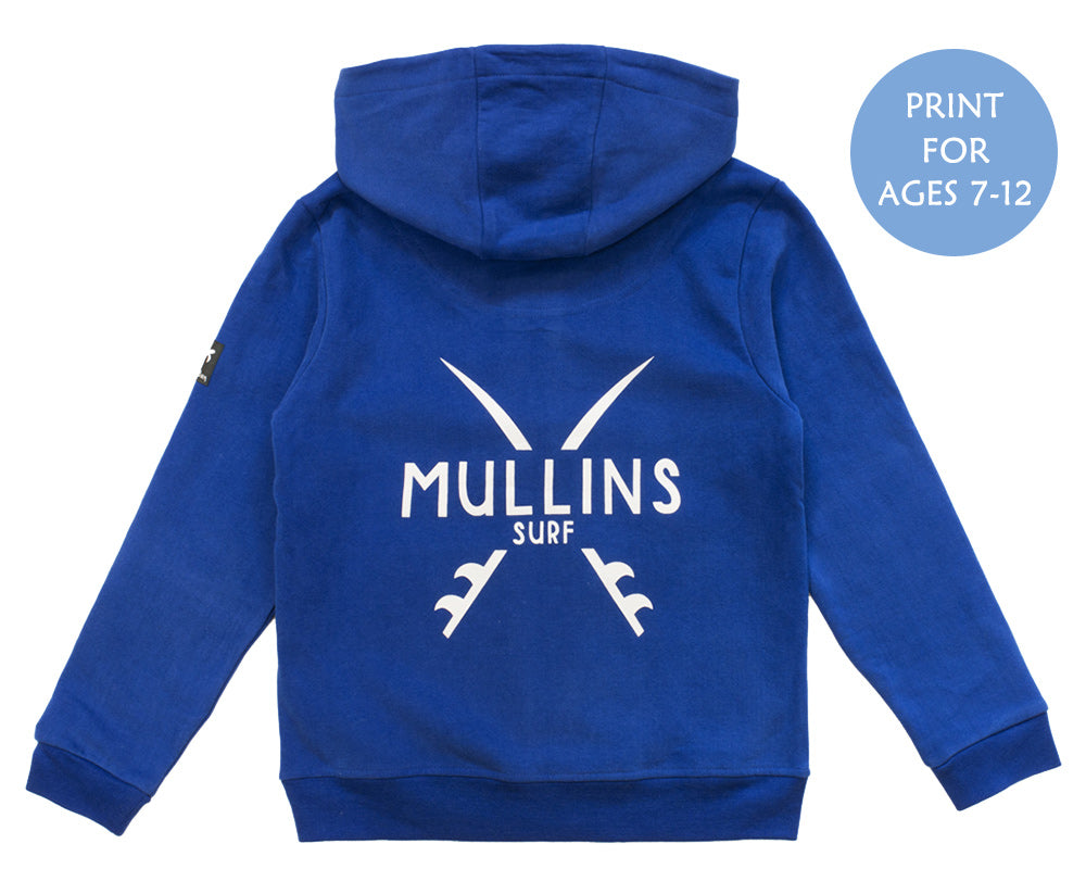 Childrens Boatyard  Full Zip Hood - Electric Blue