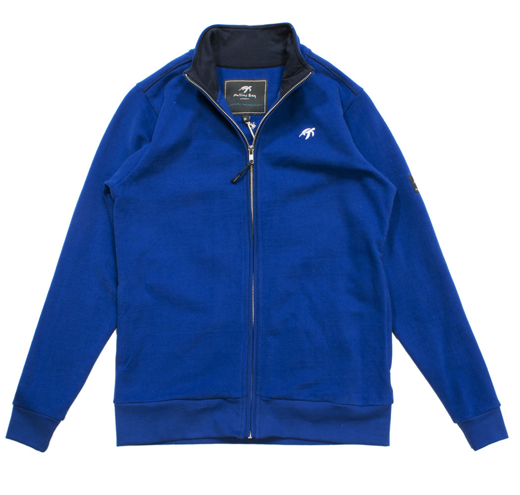 Ladies West Coast Zip Thru Sweatshirt - Electric Blue