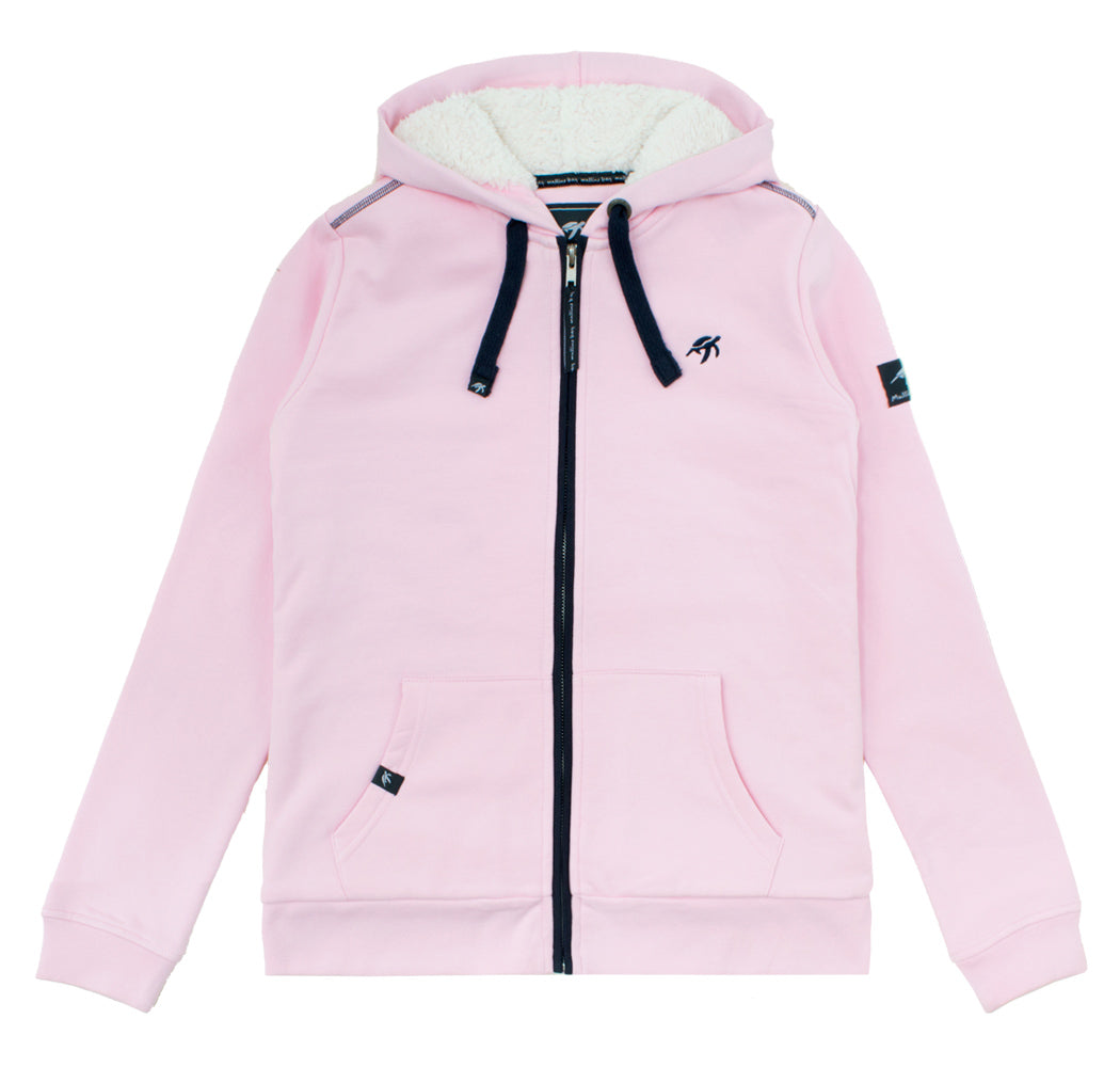 Ladies Boatyard Full Zip Hoodie - Ice Pink