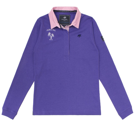 Ladies Mullins Club Rugby Shirt - Indigo Haze