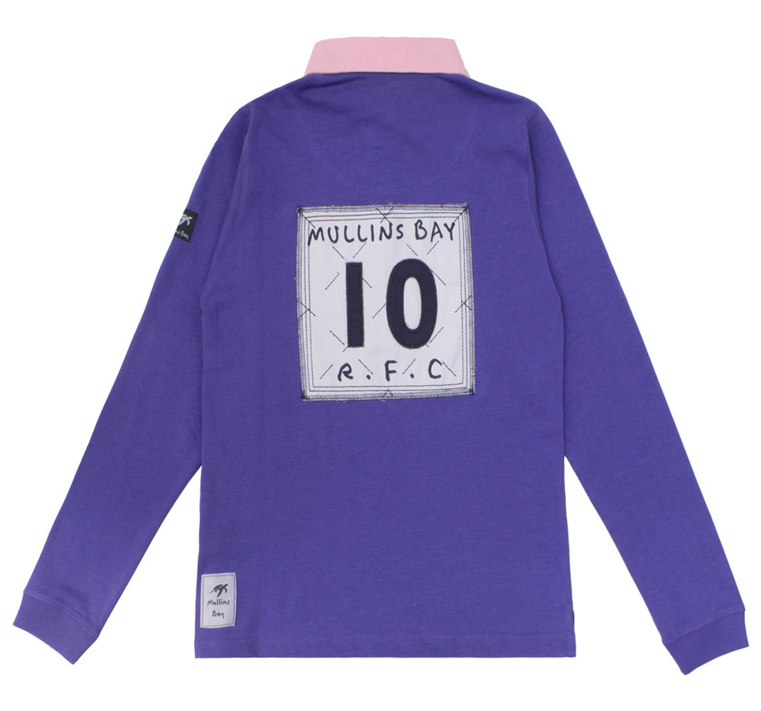 Ladies Mullins Club Rugby Shirt - Indigo Haze