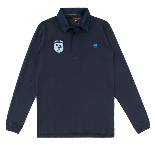 Mens Mullins Club Rugby Shirt - Harbour Blue