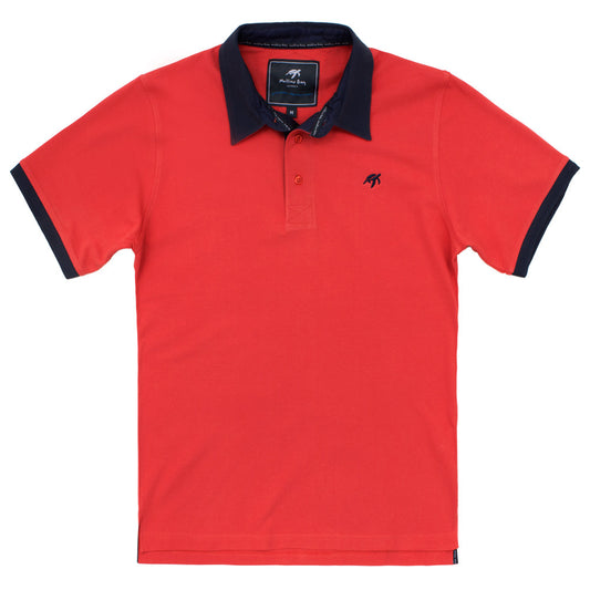 Unisex Mullins Club Polo Shirt - Spicy Red